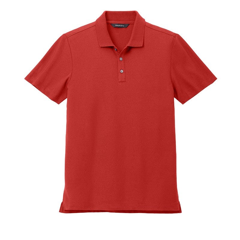 Mercer+Mettle Polos XS / Apple Red Mercer+Mettle - Men's Stretch Pique Polo