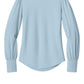 Mercer+Mettle Specialty Knits XS / Celestial Blue Mercer+Mettle - Women's Stretch Jersey Long Sleeve Blouson Top