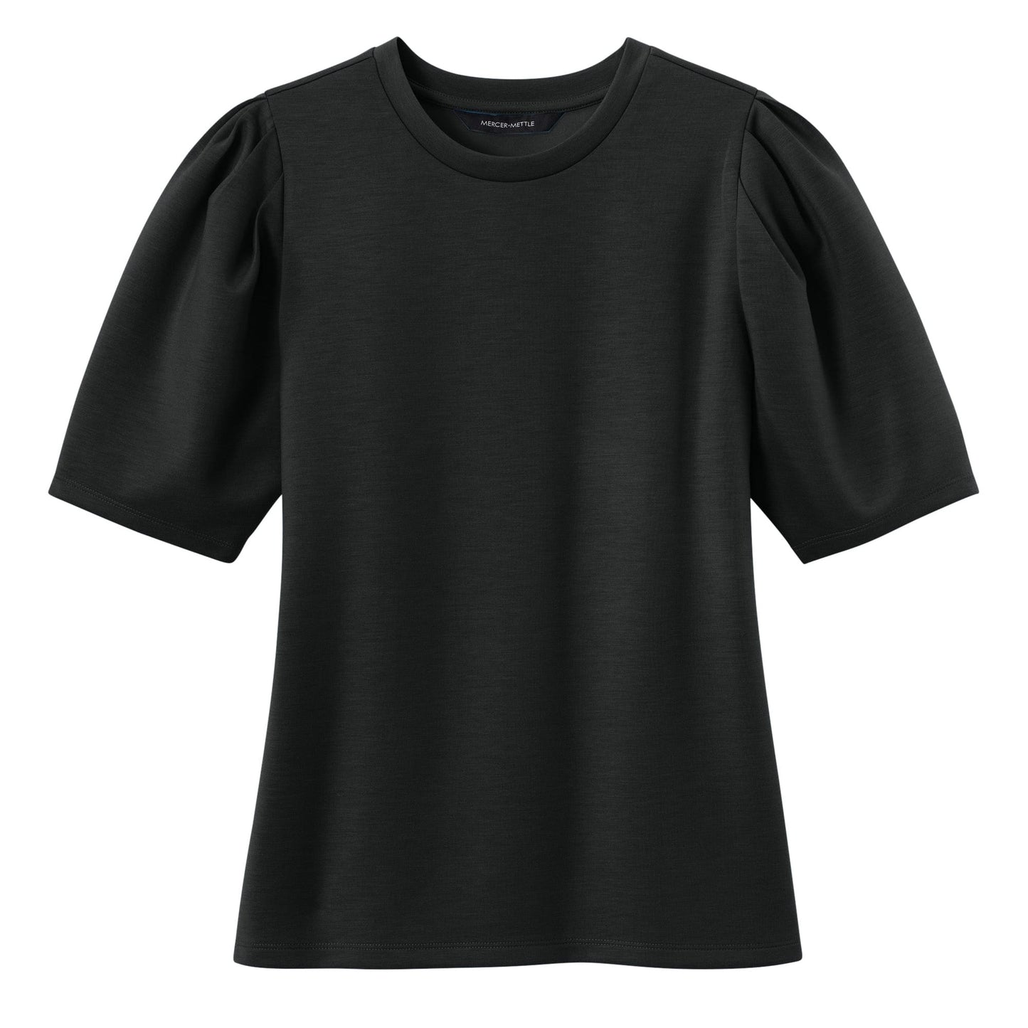 Mercer+Mettle Specialty Knits XS / Deep Black Mercer+Mettle - Women’s Short Sleeve Lite Spacer Top