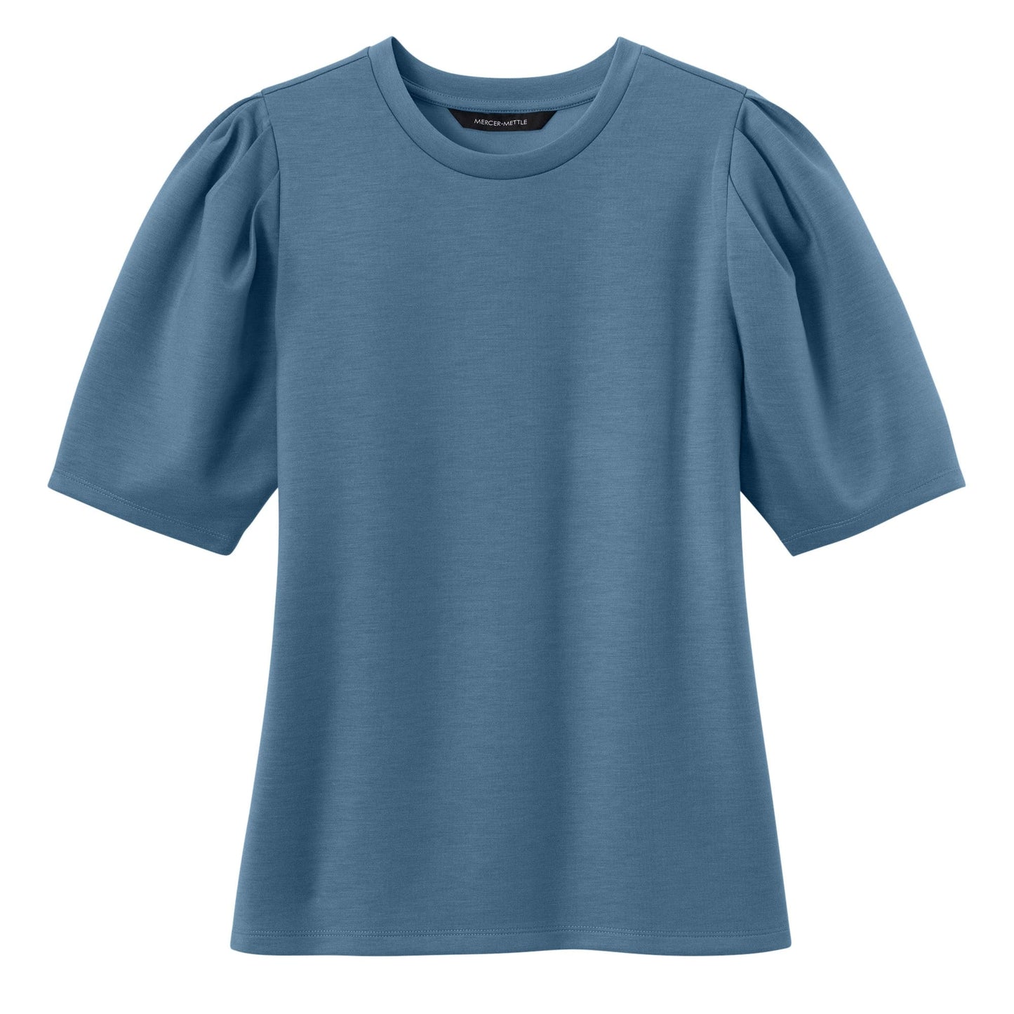Mercer+Mettle Specialty Knits XS / Harbor Blue Mercer+Mettle - Women’s Short Sleeve Lite Spacer Top