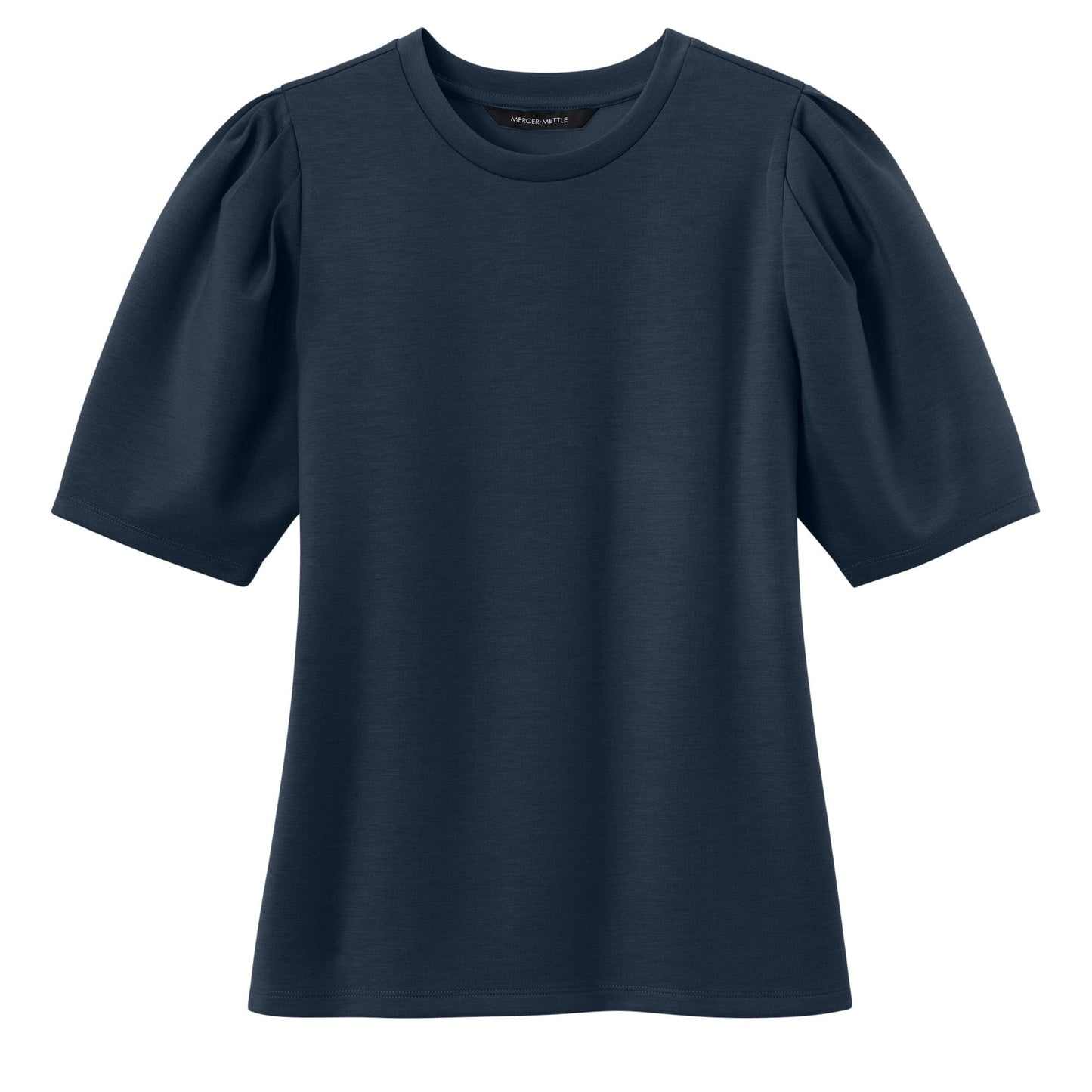 Mercer+Mettle Specialty Knits XS / Night Navy Mercer+Mettle - Women’s Short Sleeve Lite Spacer Top