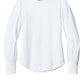 Mercer+Mettle Specialty Knits XS / White Mercer+Mettle - Women's Stretch Jersey Long Sleeve Blouson Top