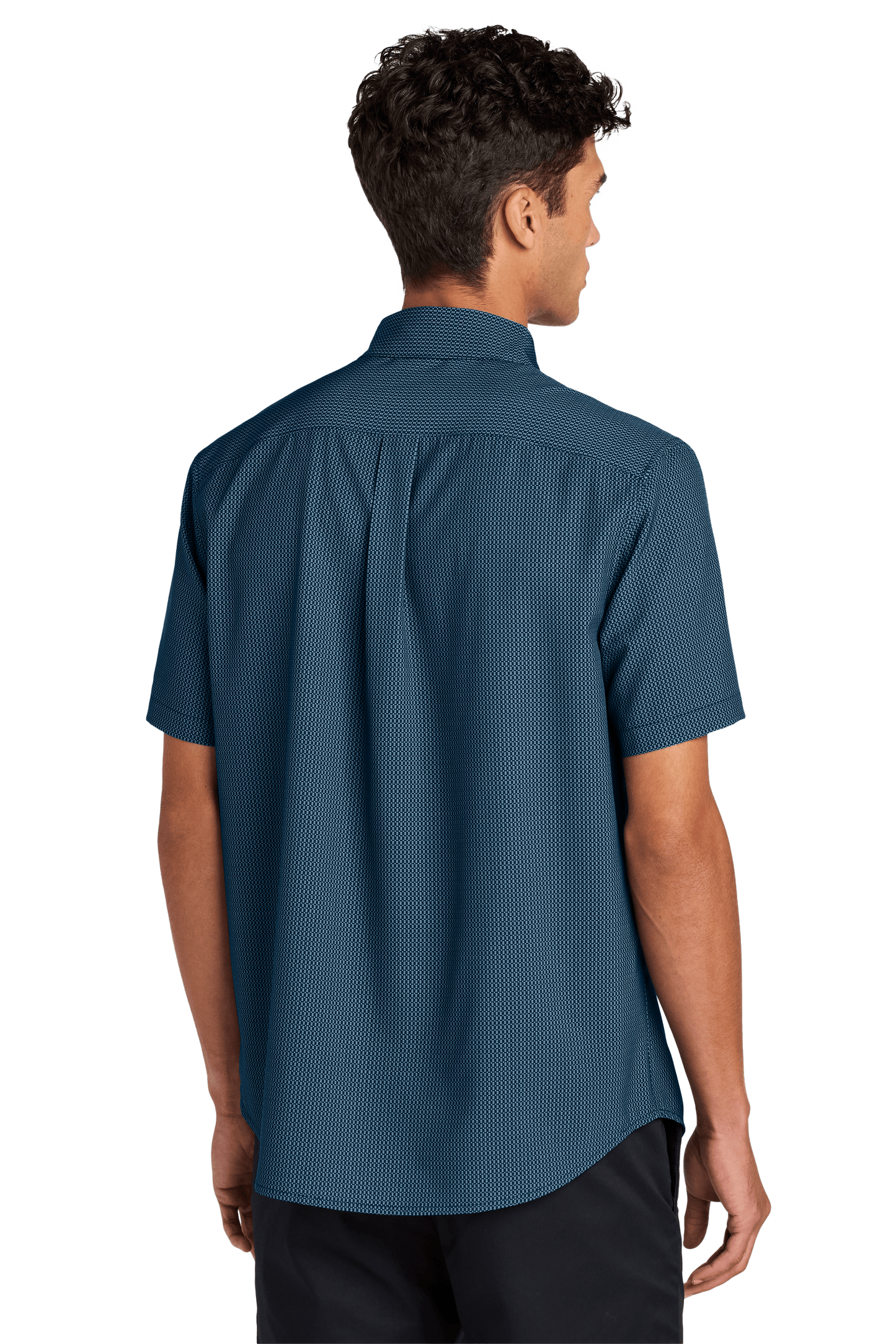 Mercer+Mettle Woven Shirts Mercer+Mettle - Men's Short Sleeve Patterned UV Capital Tech Shirt
