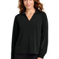 Mercer+Mettle Woven Shirts Mercer+Mettle - Women’s Long Sleeve Buttery Soft Popover Blouse
