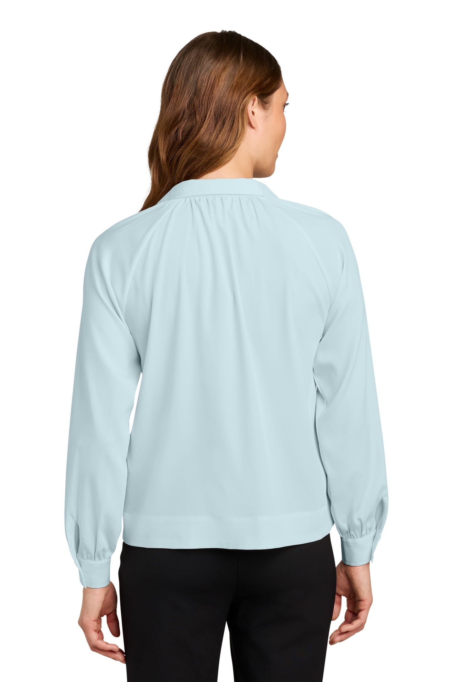 Mercer+Mettle Woven Shirts Mercer+Mettle - Women’s Long Sleeve Buttery Soft Popover Blouse