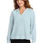 Mercer+Mettle Woven Shirts XS / Celestial Blue Mercer+Mettle - Women’s Long Sleeve Buttery Soft Popover Blouse