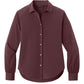 Mercer+Mettle Woven Shirts XS / Dark Raisin Mercer+Mettle - Women’s Long Sleeve Buttery Soft Blouse
