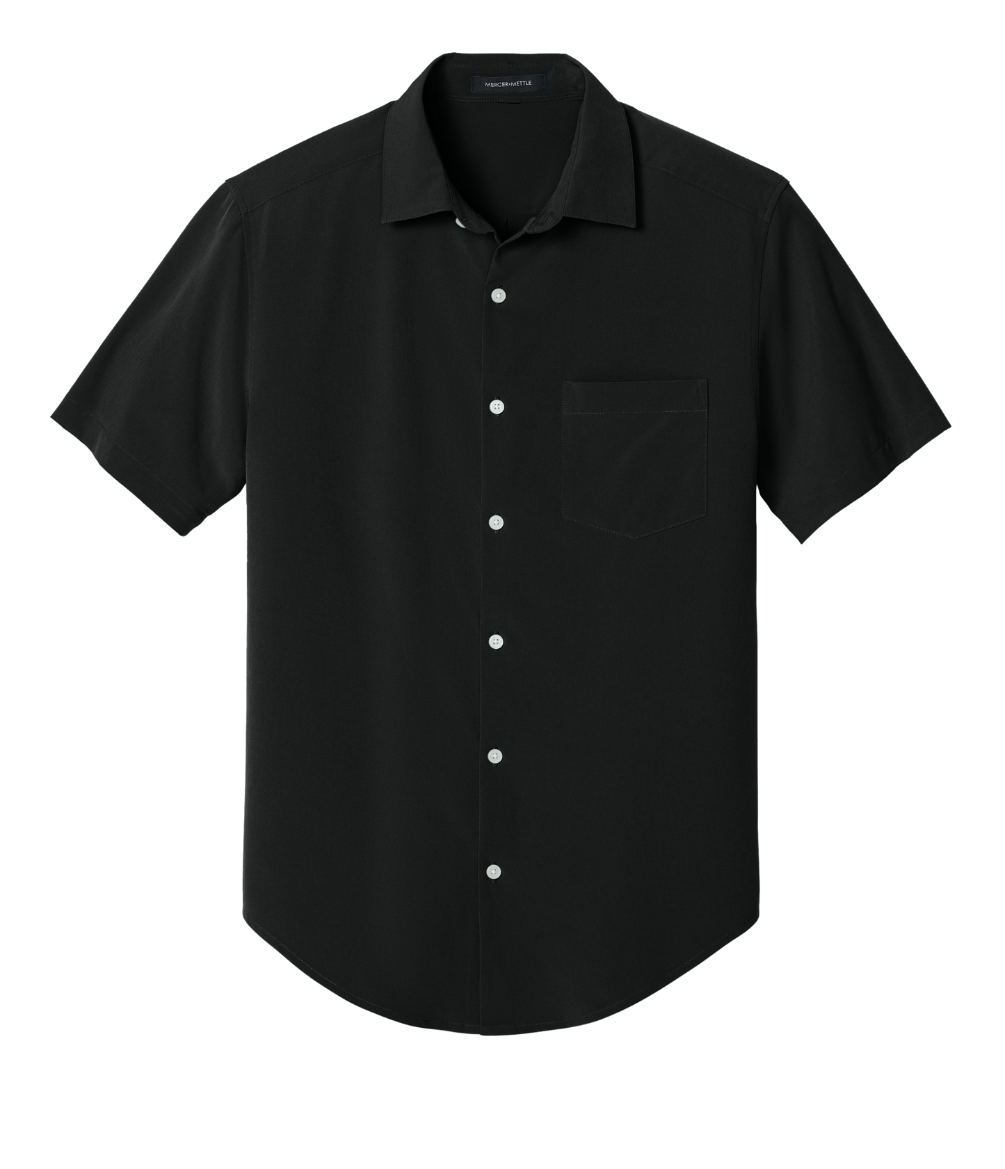 Mercer+Mettle Woven Shirts XS / Deep Black Mercer+Mettle - Men's Short Sleeve UV Capital Tech Shirt