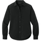 Mercer+Mettle Woven Shirts XS / Deep Black Mercer+Mettle - Women’s Long Sleeve Buttery Soft Blouse