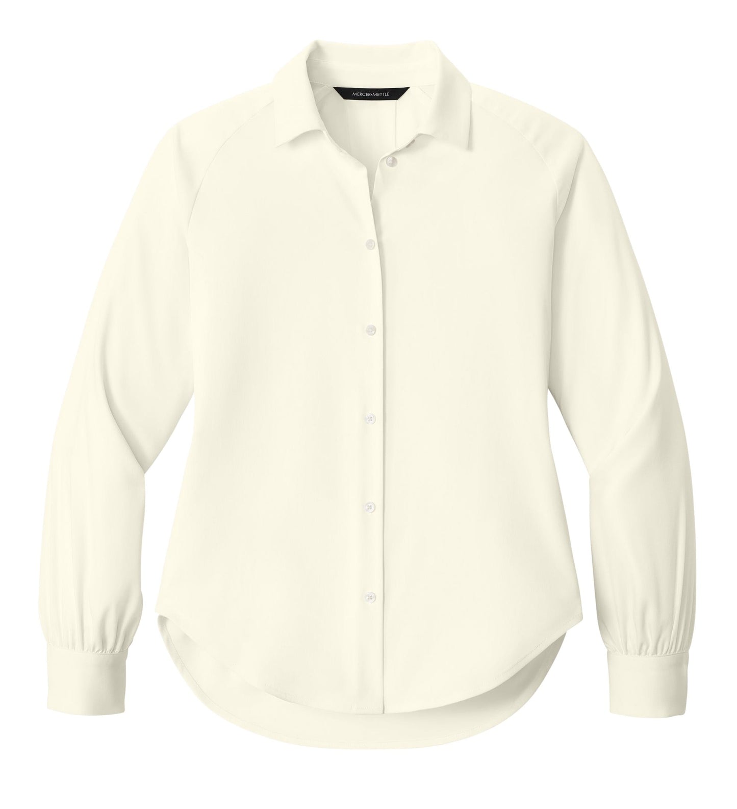 Mercer+Mettle Woven Shirts XS / Ivory Chiffon Mercer+Mettle - Women’s Long Sleeve Buttery Soft Blouse