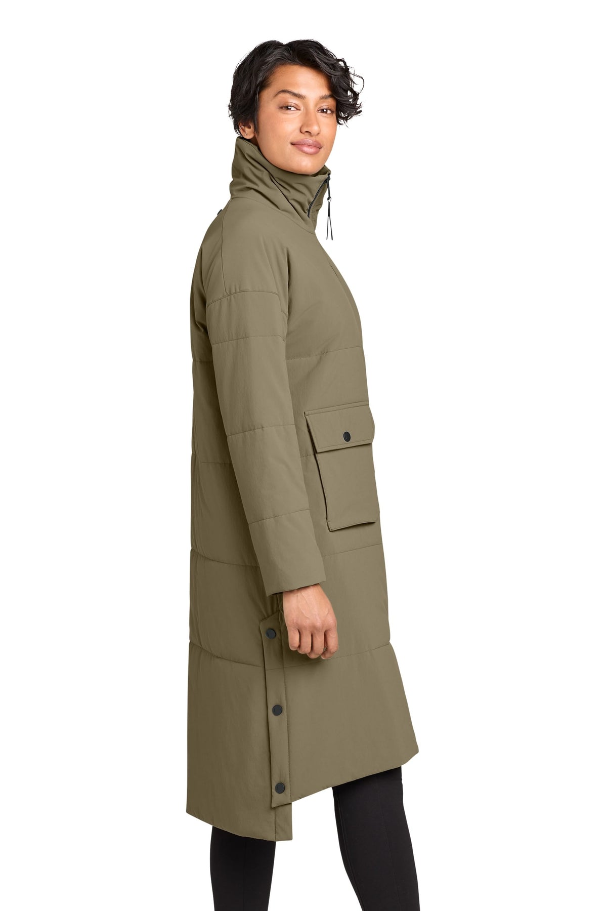 MiiR Outerwear MiiR - Women's Sashiko Stretch Puffy Long Jacket
