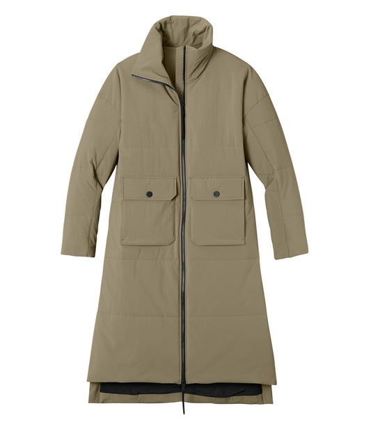 MiiR Outerwear XS / Truffle MiiR - Women's Sashiko Stretch Puffy Long Jacket