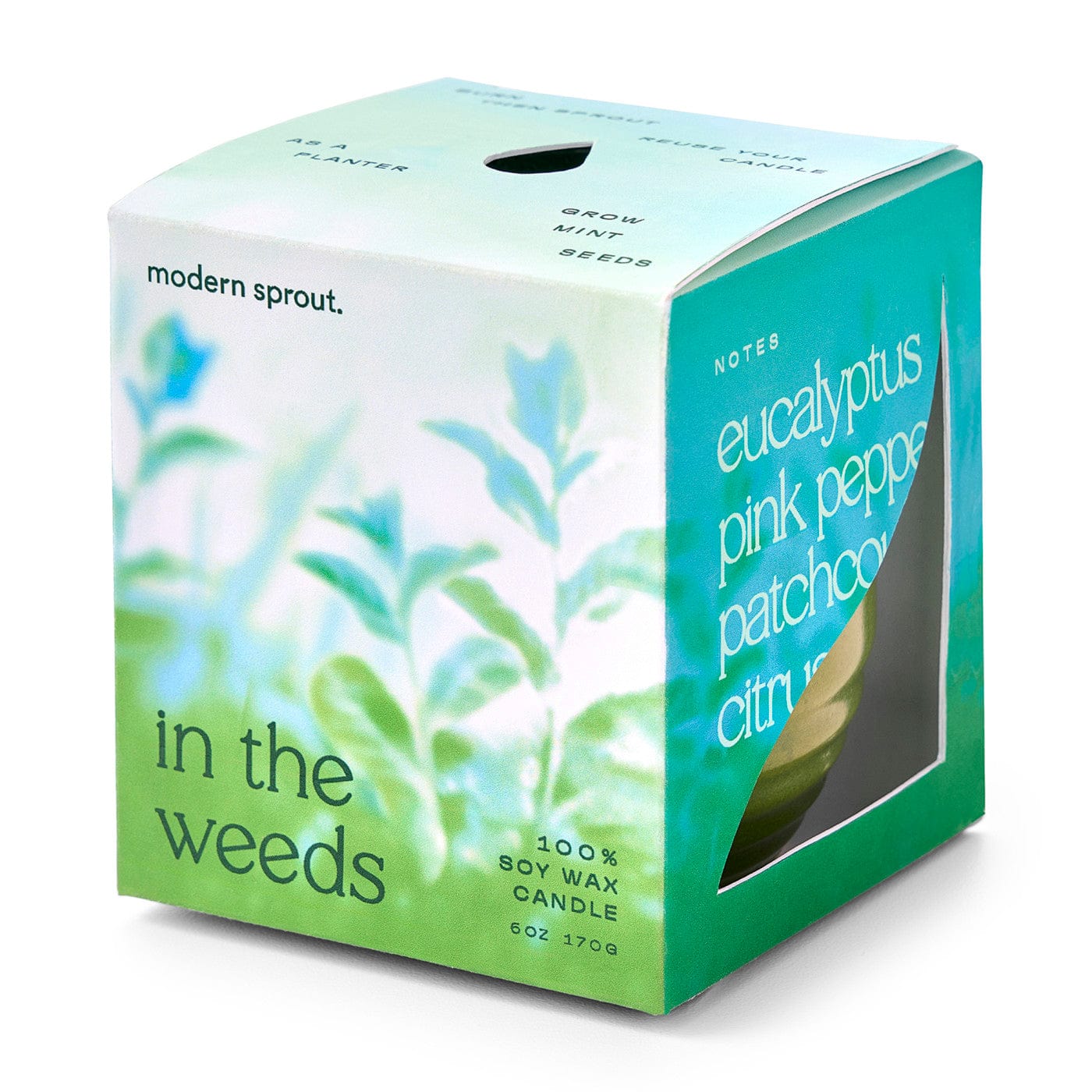 Modern Sprout Accessories Modern Sprout - Garden Vibes Candle/Planter