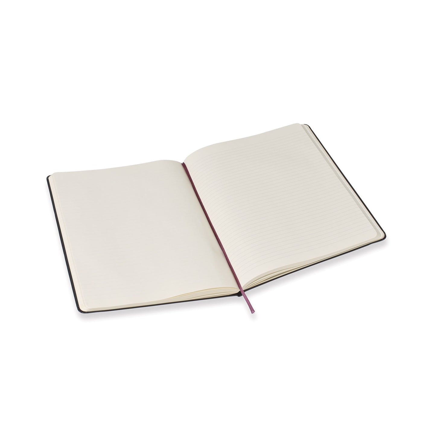 Moleskine Accessories One Size / Black Moleskine - Hard Cover Extra Large Double Layout Notebook (7.5" x  9.75")