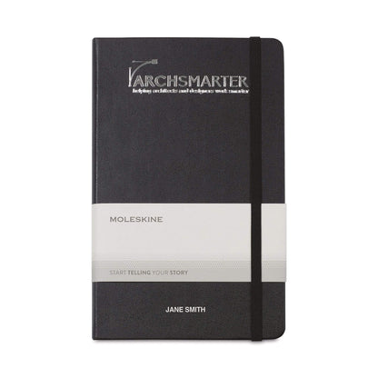 Moleskine Accessories One Size / Black Moleskine - Hard Cover Large Double Layout Notebook (5" x  8.25")