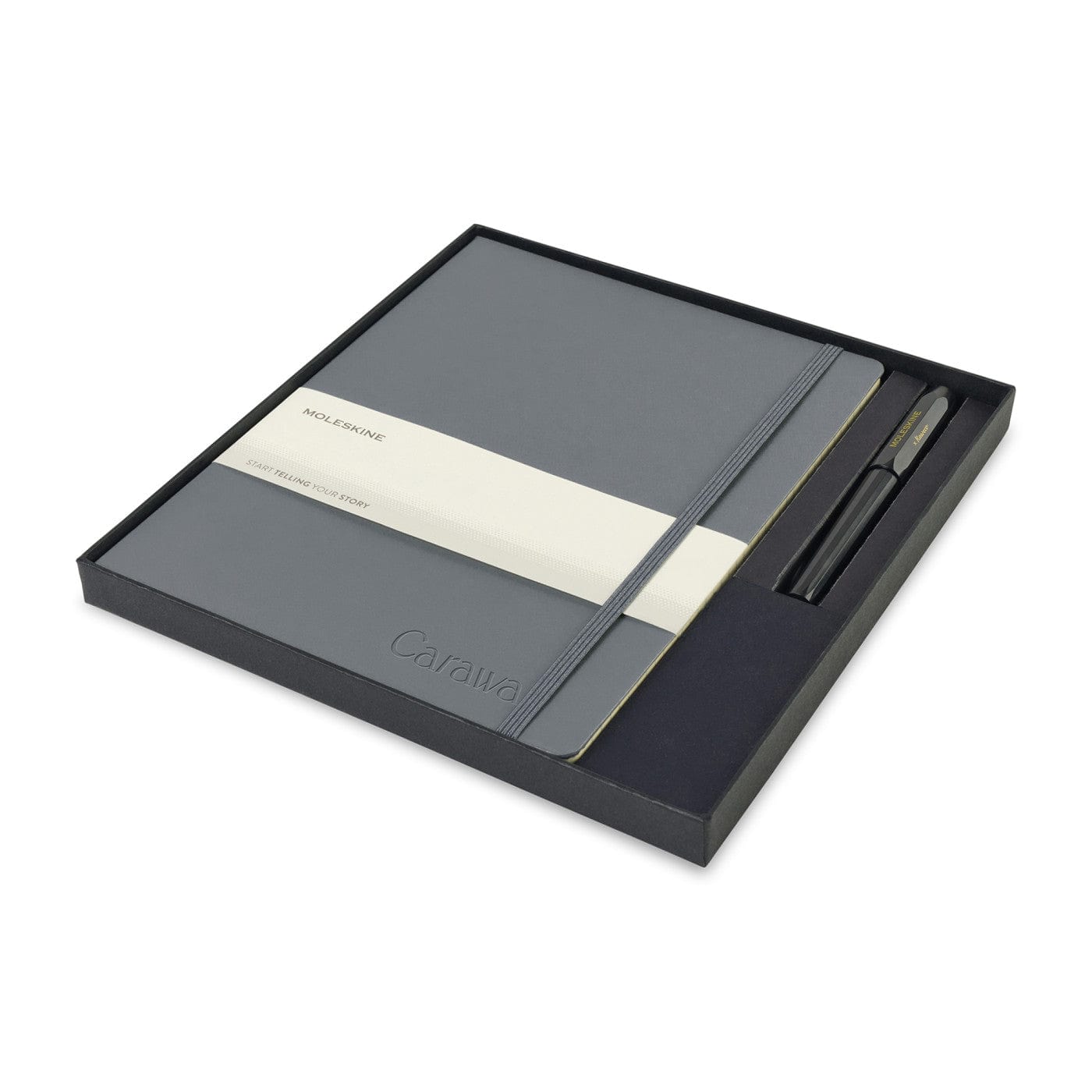 Moleskine Accessories One Size / Slate Grey Moleskine - X-Large Notebook and Kaweco Pen Gift Set