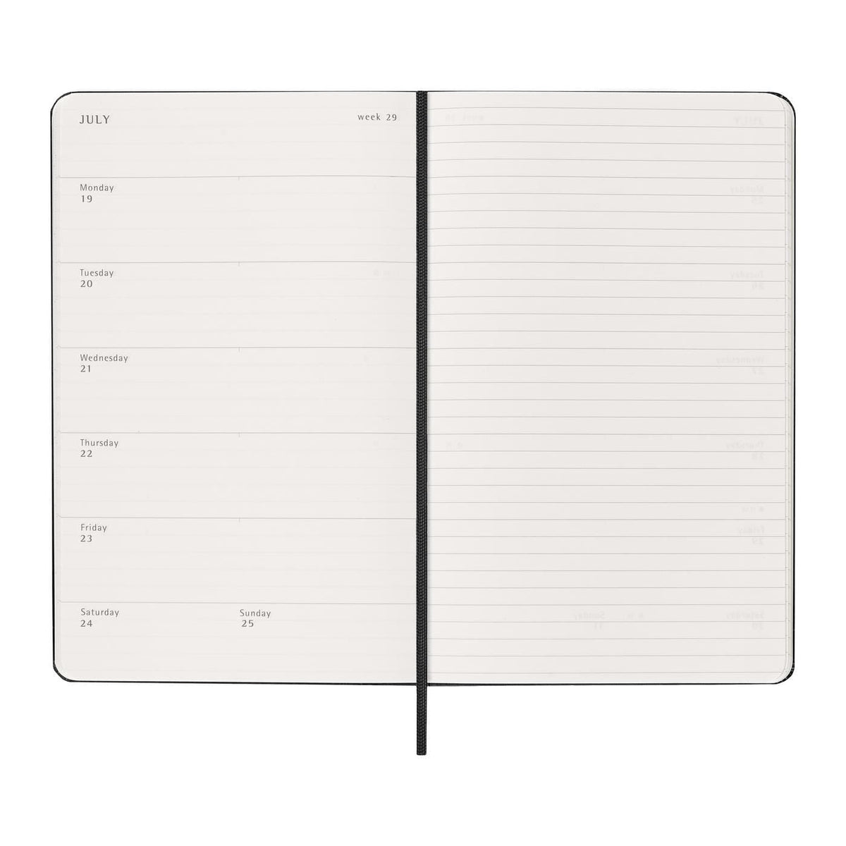 Moleskine - Hard Cover Large 12-Month Weekly 2027 Planner