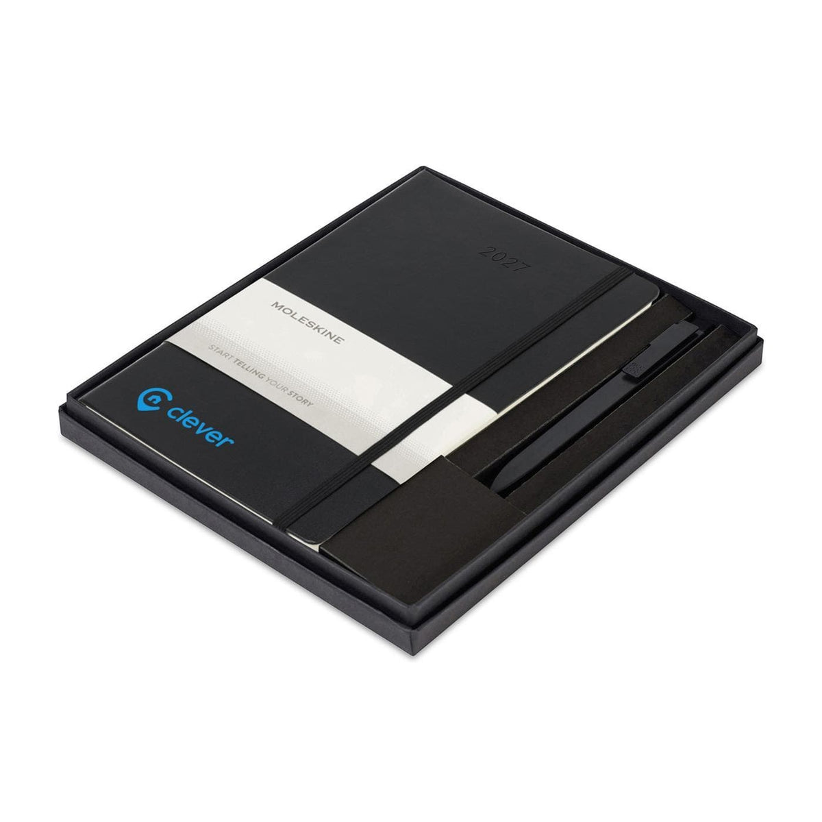 Moleskine - Hard Cover Large 12-Month Weekly 2027 Planner and GO Pen Gift Set