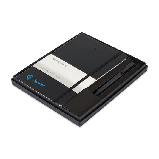 Moleskine - Hard Cover Large 12-Month Weekly 2027 Planner and GO Pen Gift Set