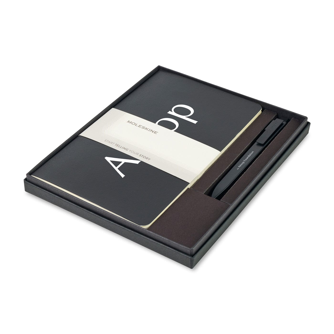 Moleskine Journals & Notebooks One Size / Black Moleskine - Large Volant and GO Pen Gift Set