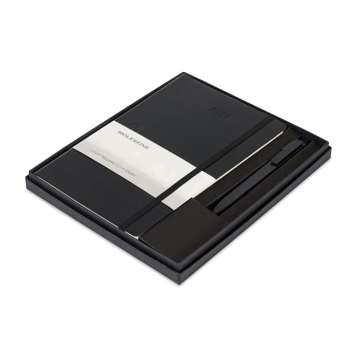 Moleskine - Soft Cover Large 12-Month Weekly 2027 Planner and GO Pen Gift Set