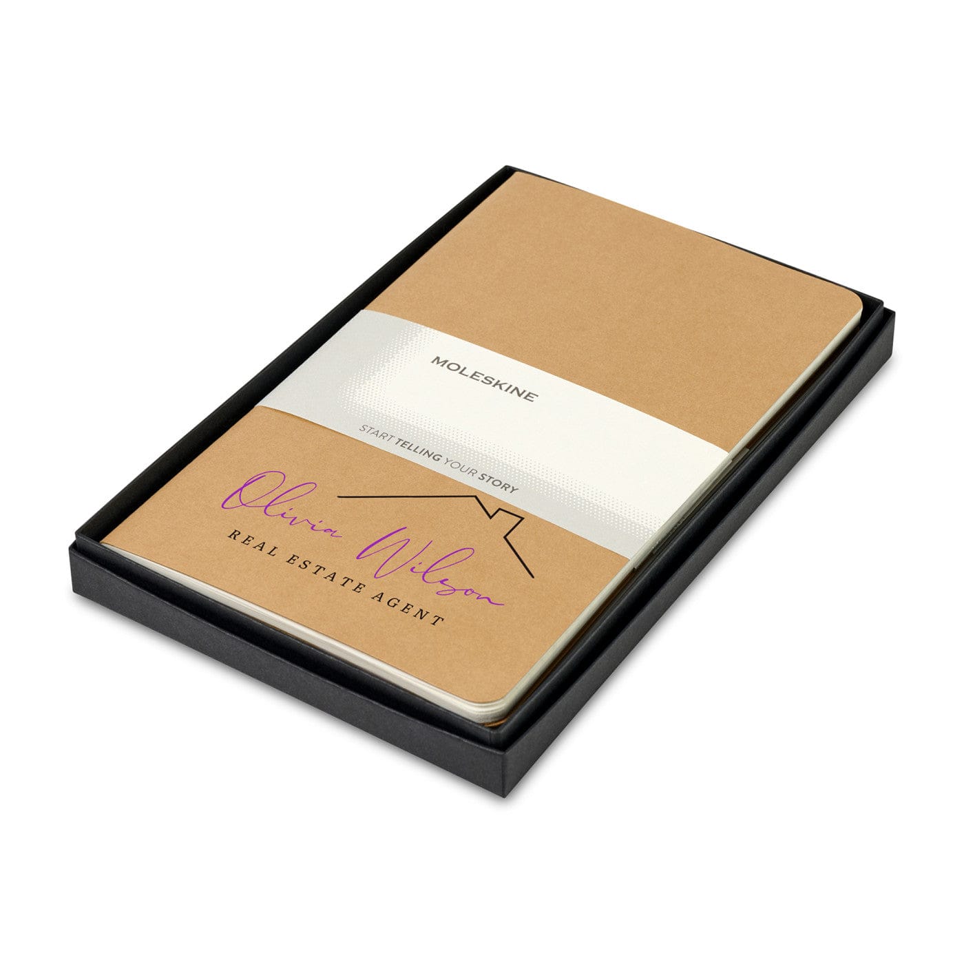 Moleskine Journals & Notebooks One Size / Kraft Moleskine - Large Cahier Gift Set