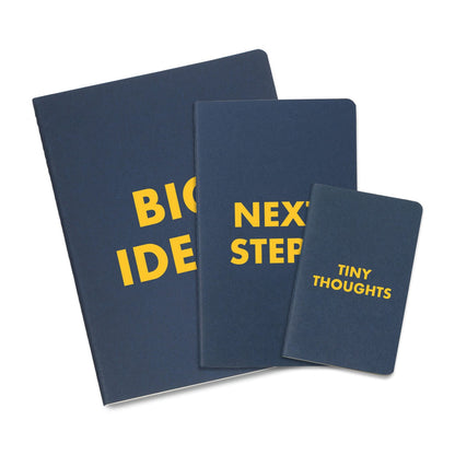 Moleskine Journals & Notebooks One Size / Sapphire Blue Moleskine - Cahier Ruled Assorted Size 3-Pack