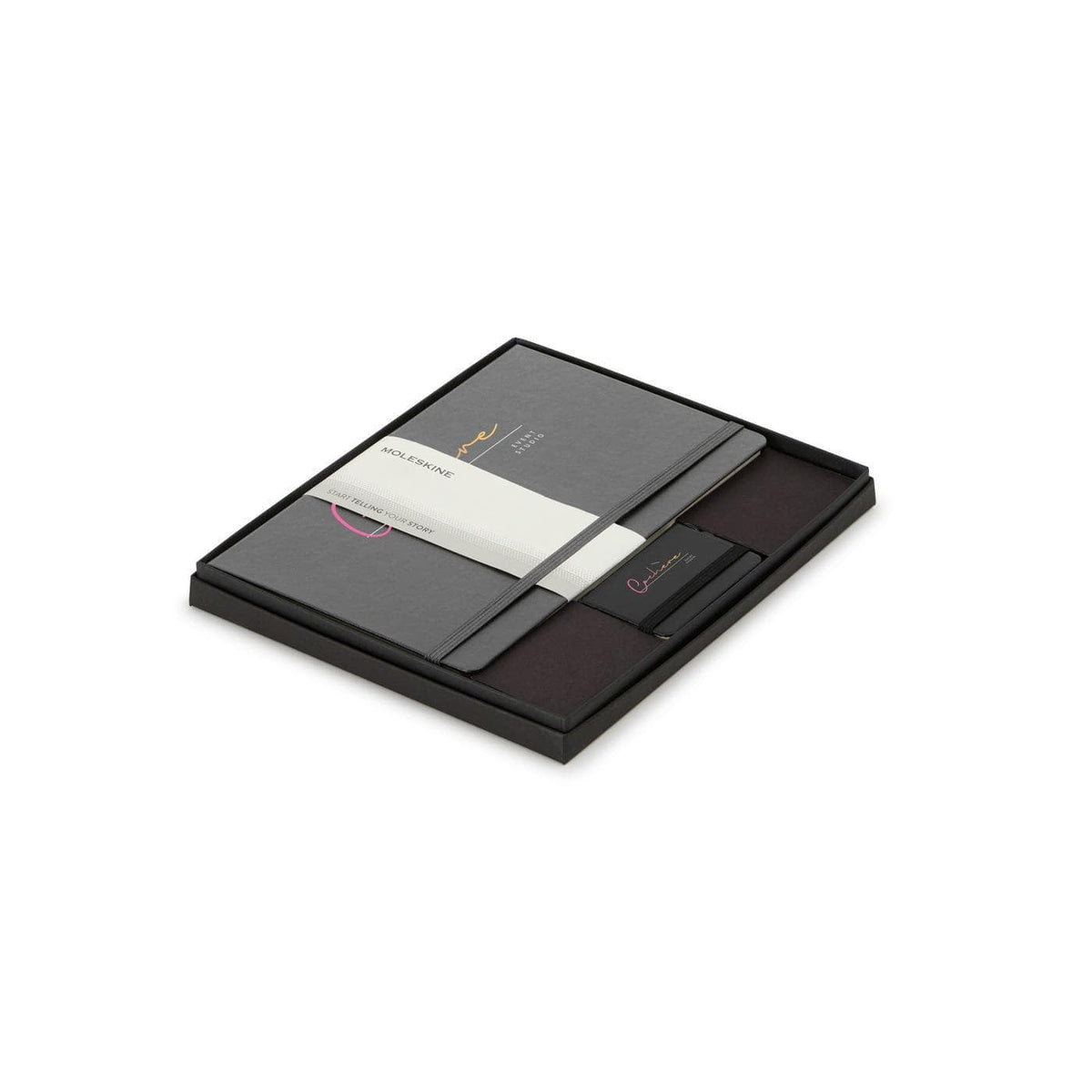 Moleskine - Large Notebook and Mini Notebook Charm Gift Set