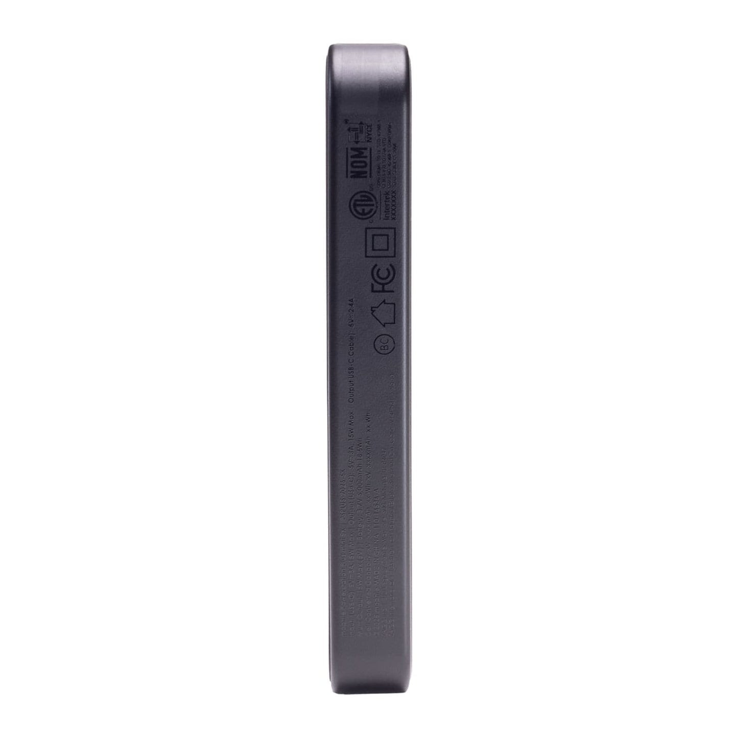 mophie Electronics One Size / Black mophie - 5,000 mAh Powerstation Plus Mini w/ Integrated USB-C Cable