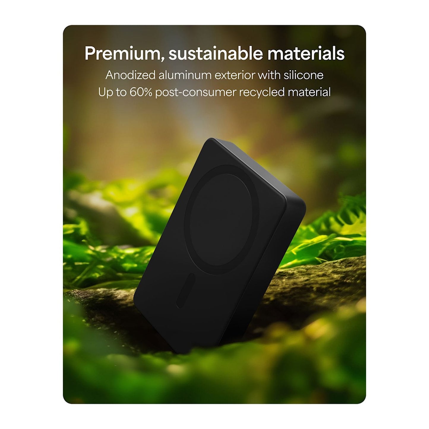 mophie - Slim 10,000 mAh Qi2 Wireless Power Bank