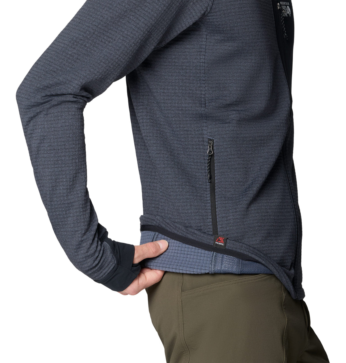 Mountain Hardwear Fleece Mountain Hardwear - Men's Polartec® Power Grid™ Full-Zip Hoody