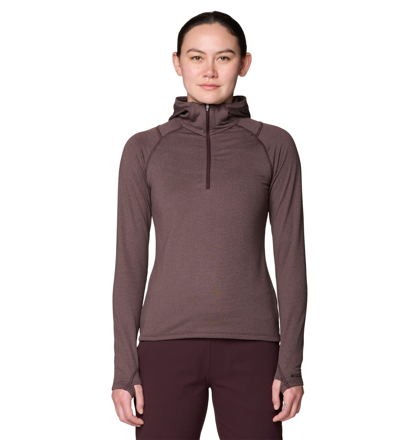 Mountain Hardwear Layering XS / Deep Mulberry/Carob Mountain Hardwear - Women's Crater Lake™ Heavyweight Half Zip Hoody