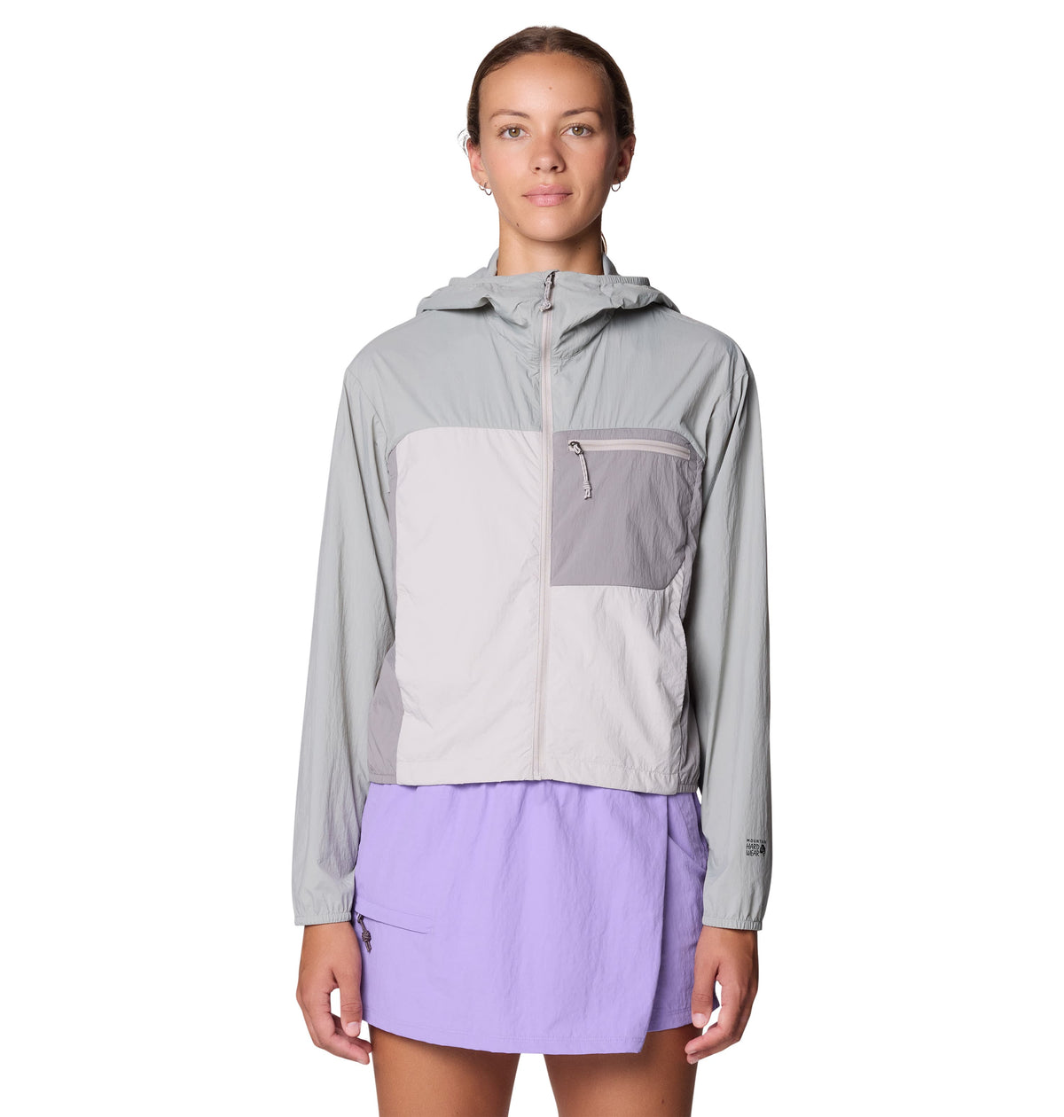 Mountain Hardwear Outerwear XS / Half Moon Grey/City Fog/Approaching St Mountain Hardwear - Women's Wind Veil™ Hooded Jacket