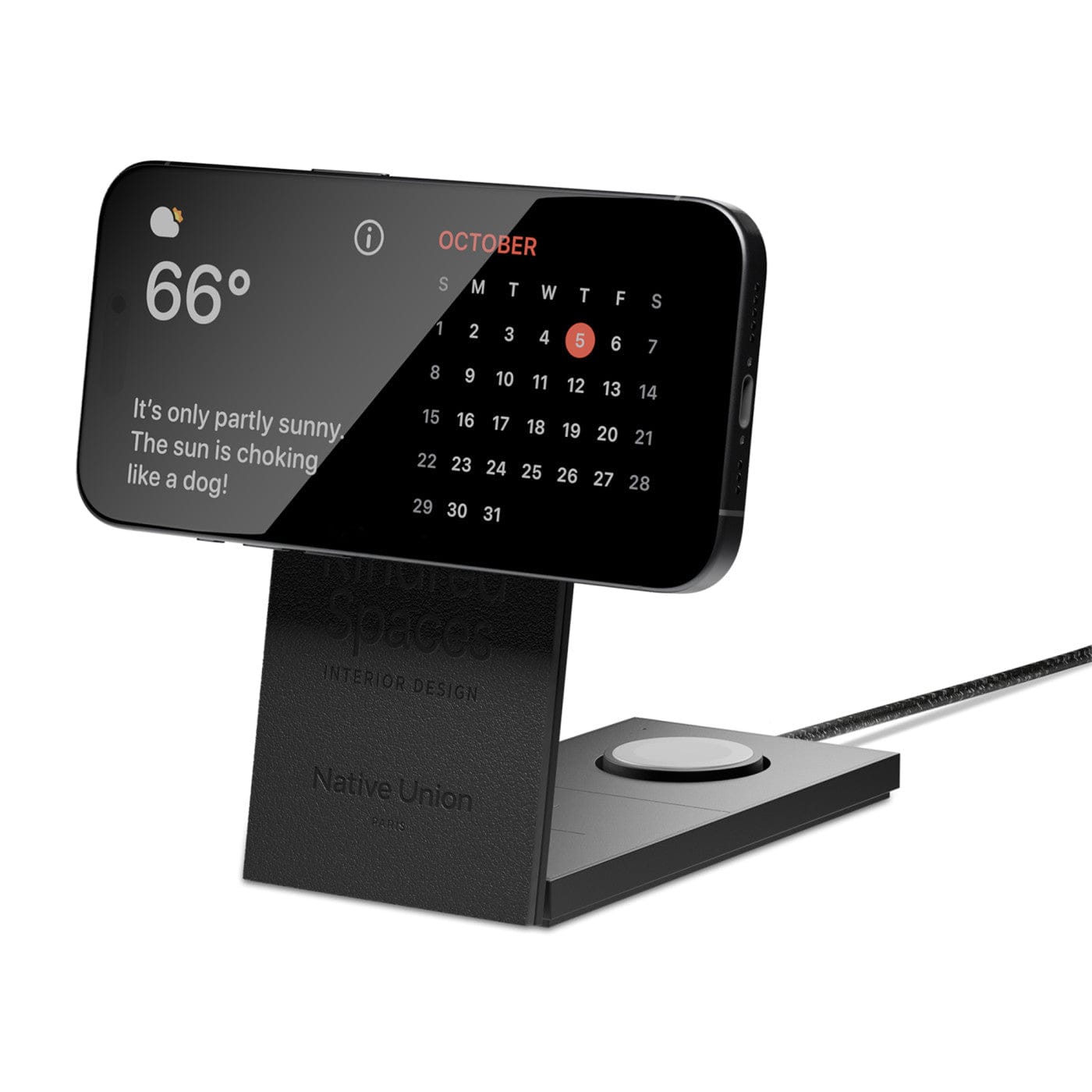 Native Union Electronics One Size / Black Native Union - Rise 3-IN-1 Qi2 Wireless Charger