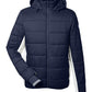 Nautica Outerwear S / Nautica Navy/Antique White Nautica - Men's Nautical Mile Puffer Packable Jacket