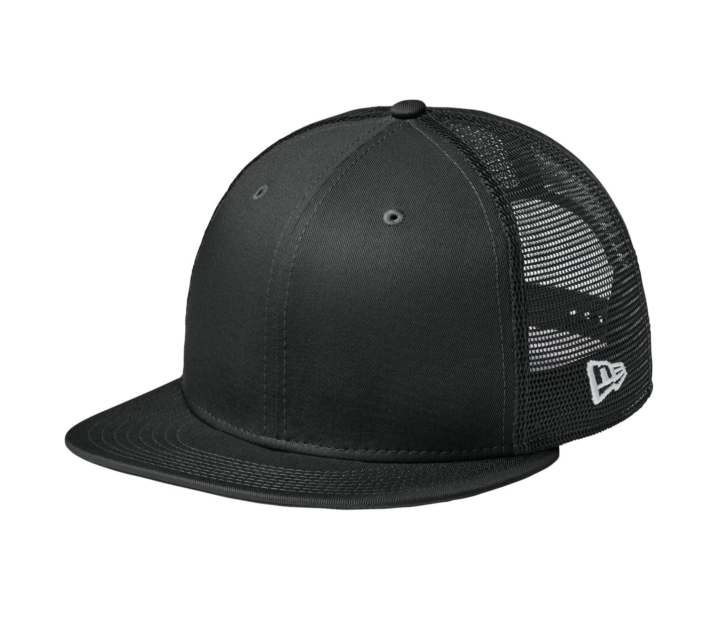New Era Headwear One Size / Flag Black/Black New Era - 9FIFTY Standard Fit Snapback Trucker Cap (Flag Logo)