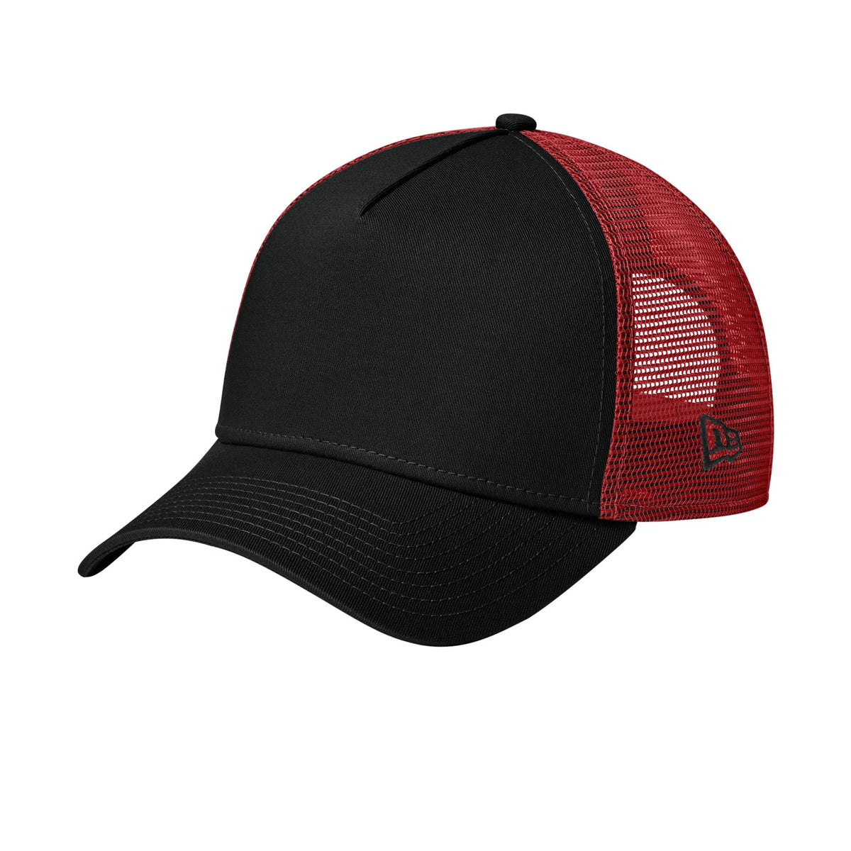 New Era Headwear One Size / Flag Black/Scarlet New Era - 9FORTY Snapback Trucker Cap (Flag Logo)