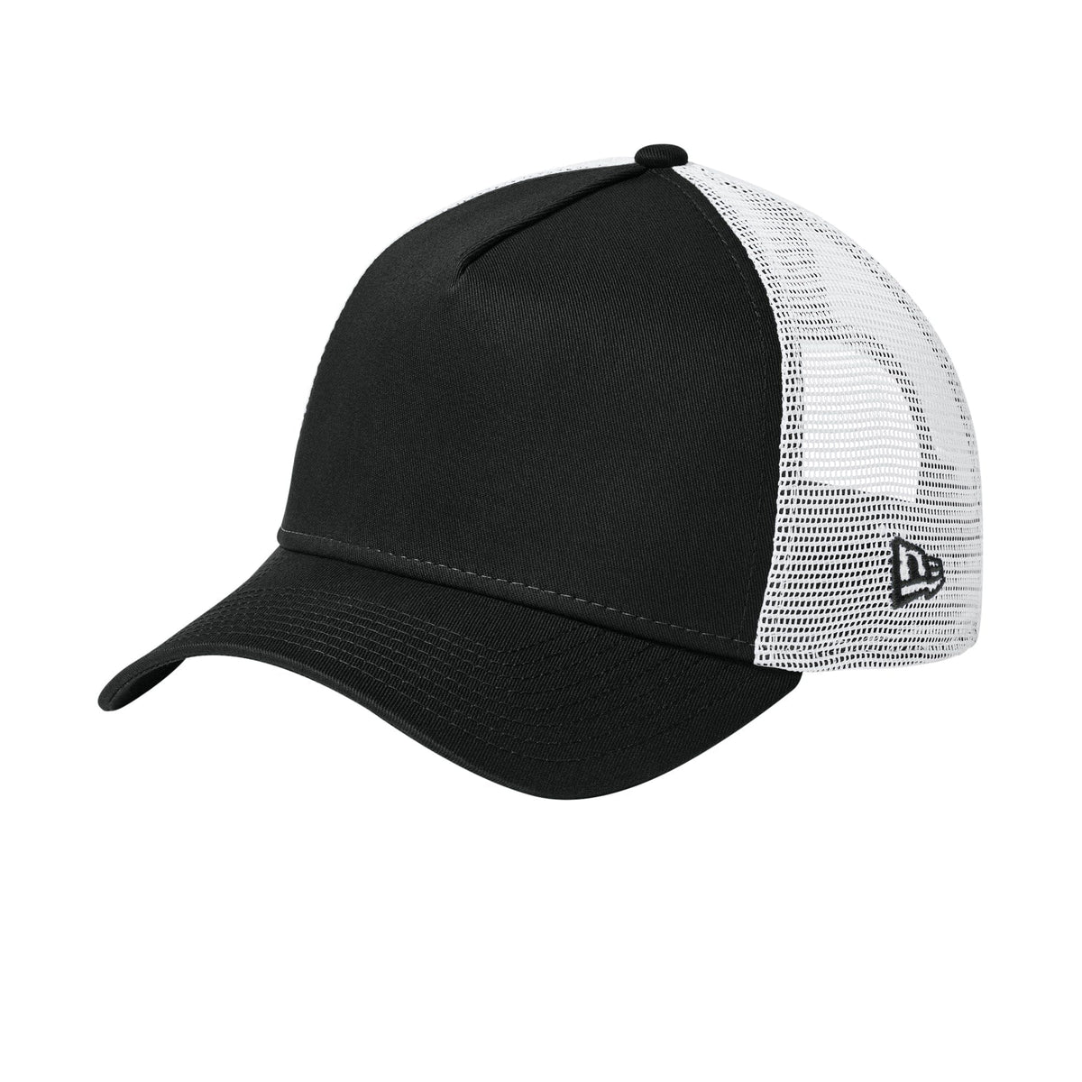 New Era Headwear One Size / Flag Black/White New Era - 9FORTY Snapback Trucker Cap (Flag Logo)
