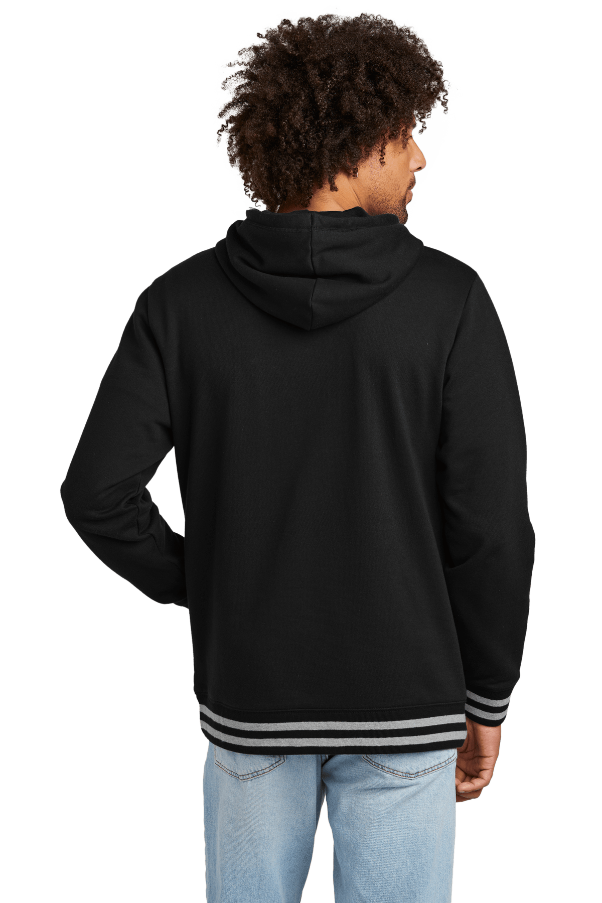 New Era Sweatshirts New Era - Men's Comeback Fleece Pullover Hoodie w/ Striped Hem