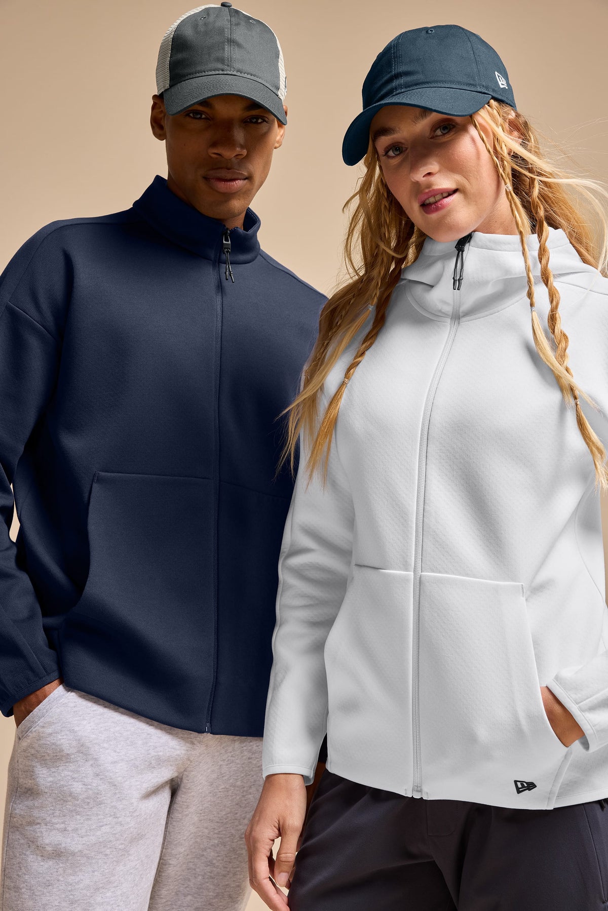 New Era Sweatshirts New Era - Women’s Double Back Full-Zip Hoodie