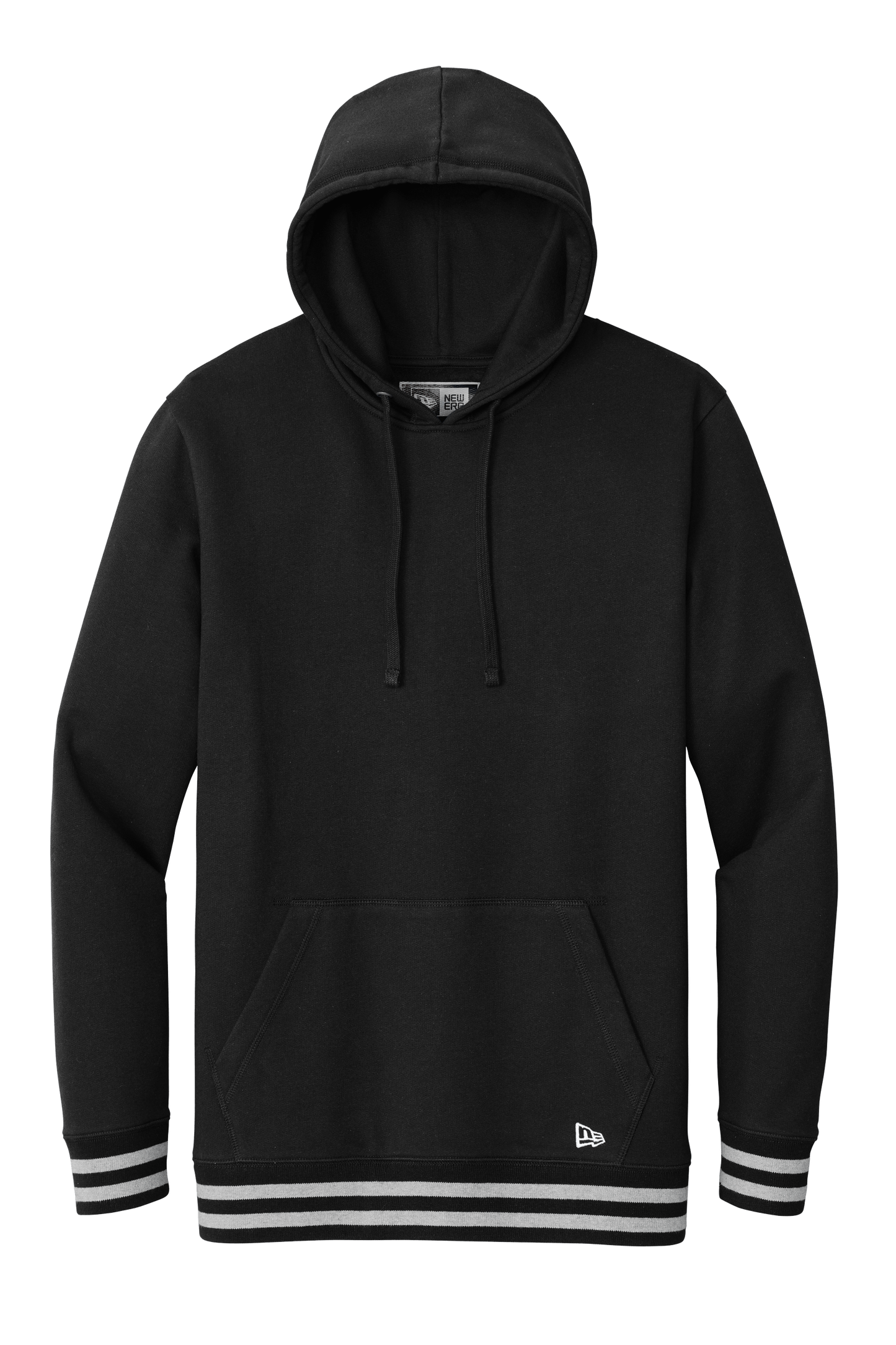 New Era - Men's Comeback Fleece Pullover Hoodie w/ Striped Hem
