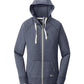 New Era Sweatshirts XS / True Navy Heather New Era - Women's Sueded Cotton Full-Zip Hoodie