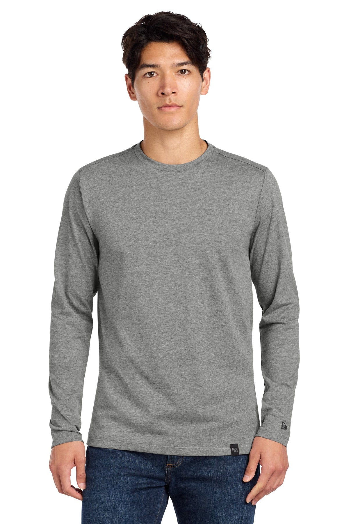 New Era T-Shirts New Era - Men's Heritage Blend Long Sleeve Crew Tee