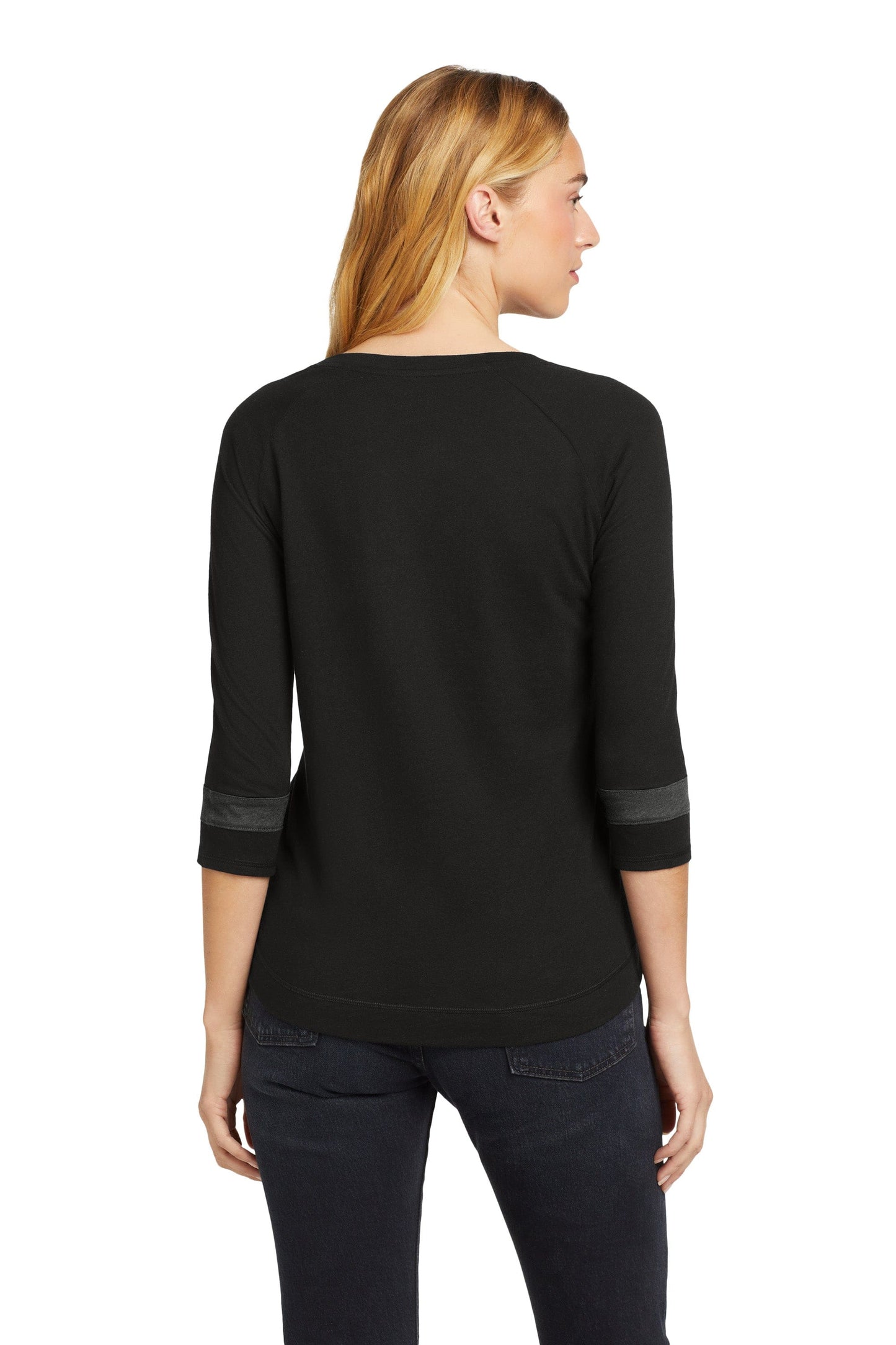 New Era T-Shirts New Era - Women's Tri-Blend 3/4-Sleeve Tee
