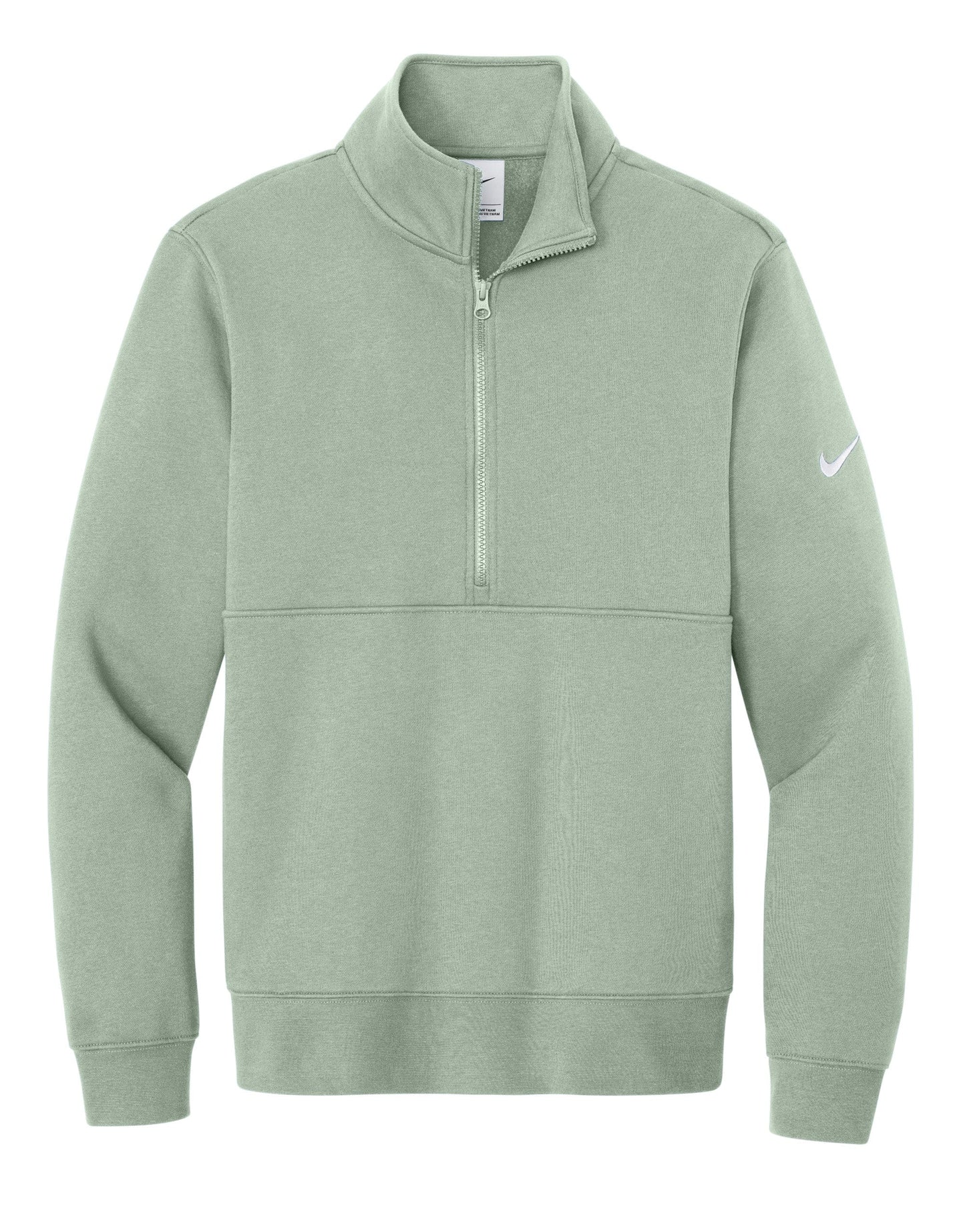 Nike Layering XS / Jade Horizon Nike - Men's Club Fleece Sleeve Swoosh 1/2-Zip