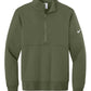 Nike Layering XS / Medium Olive Nike - Men's Club Fleece Sleeve Swoosh 1/2-Zip