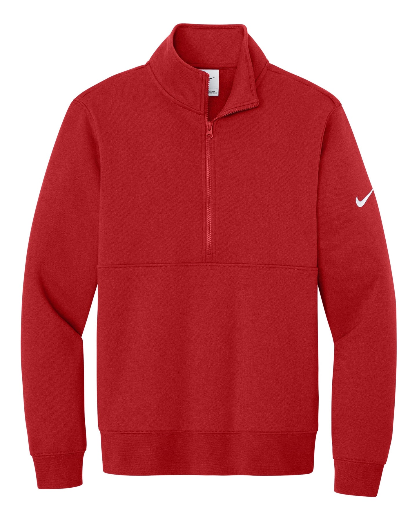 Nike Layering XS / University Red Nike - Men's Club Fleece Sleeve Swoosh 1/2-Zip