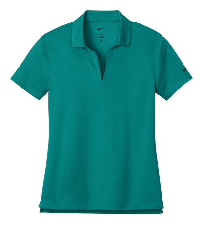Nike Polos S / Bright Spruce Heather Nike - Women's Dri-FIT Smooth Heather Polo