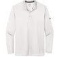 Nike Polos S / White Nike - Men's Dri-FIT Micro Pique 2.0 Long Sleeve Polo