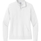 Nike Sweatshirts S / White Nike - Women's Club Fleece Sleeve Swoosh 1/2-Zip